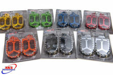 Load image into Gallery viewer, AS3 RACING CNC EXTRA WIDE FAT FOOT PEGS BLACK **