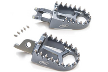Load image into Gallery viewer, AS3 RACING CNC EXTRA WIDE FAT FOOT PEGS BLACK **