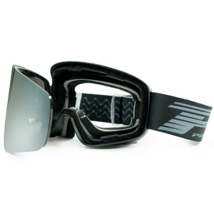 Progrip - 3205 Magnet Black / Silver Goggles **