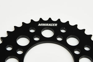 MiniRacer Factory Series Alloy Rear Sprocket - TTR110 - Black **